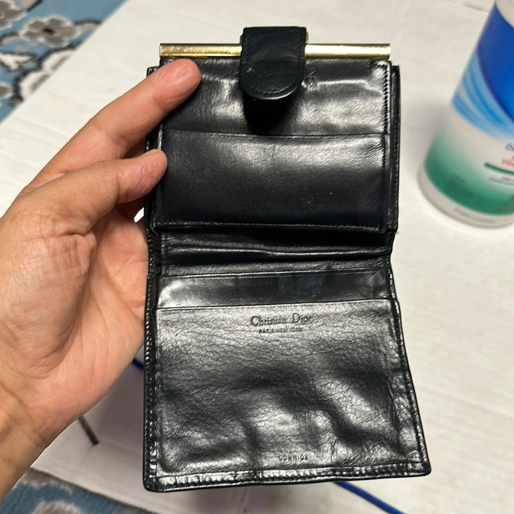 Vintage Dior cowhide wallet